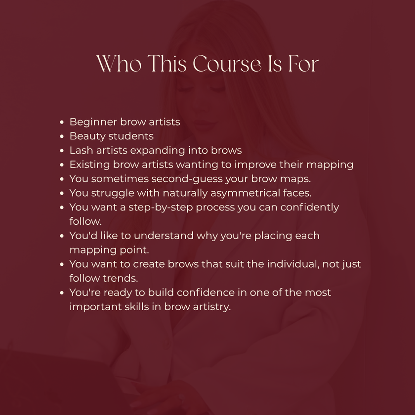Online Brow Mapping Mastery Course